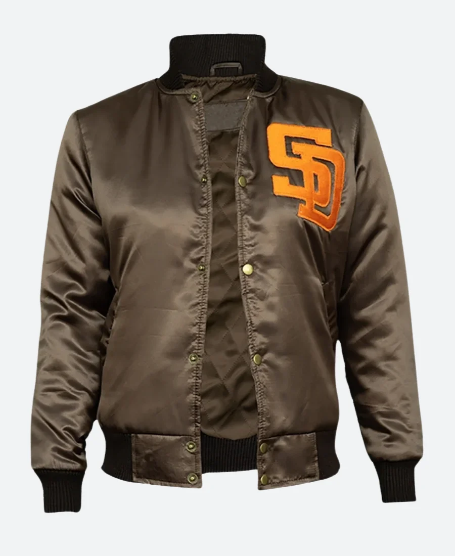 San Diego Padres Emma Stone Varsity Jacket