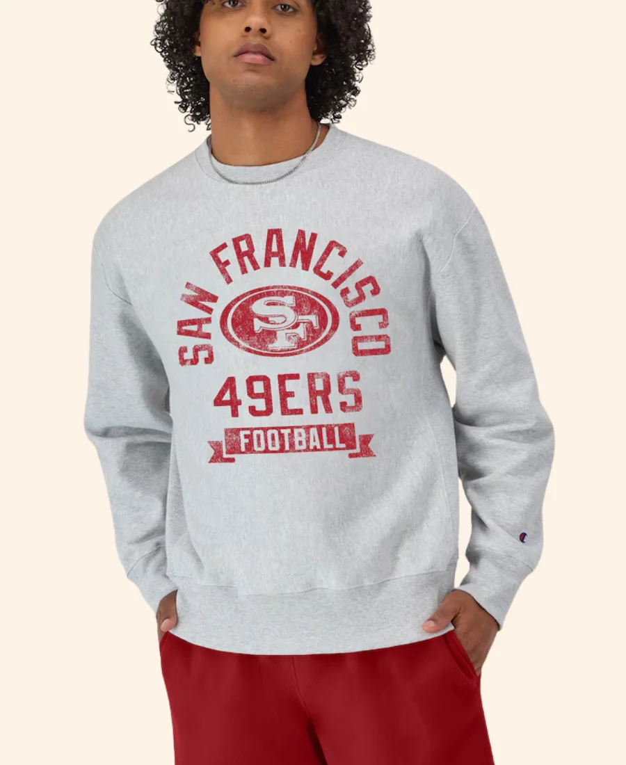 San Francisco 49ers Champion Reverse Weave Sweatshirt Front