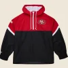 San Francisco 49ers Tie Breaker Anorak Jacket Front Image