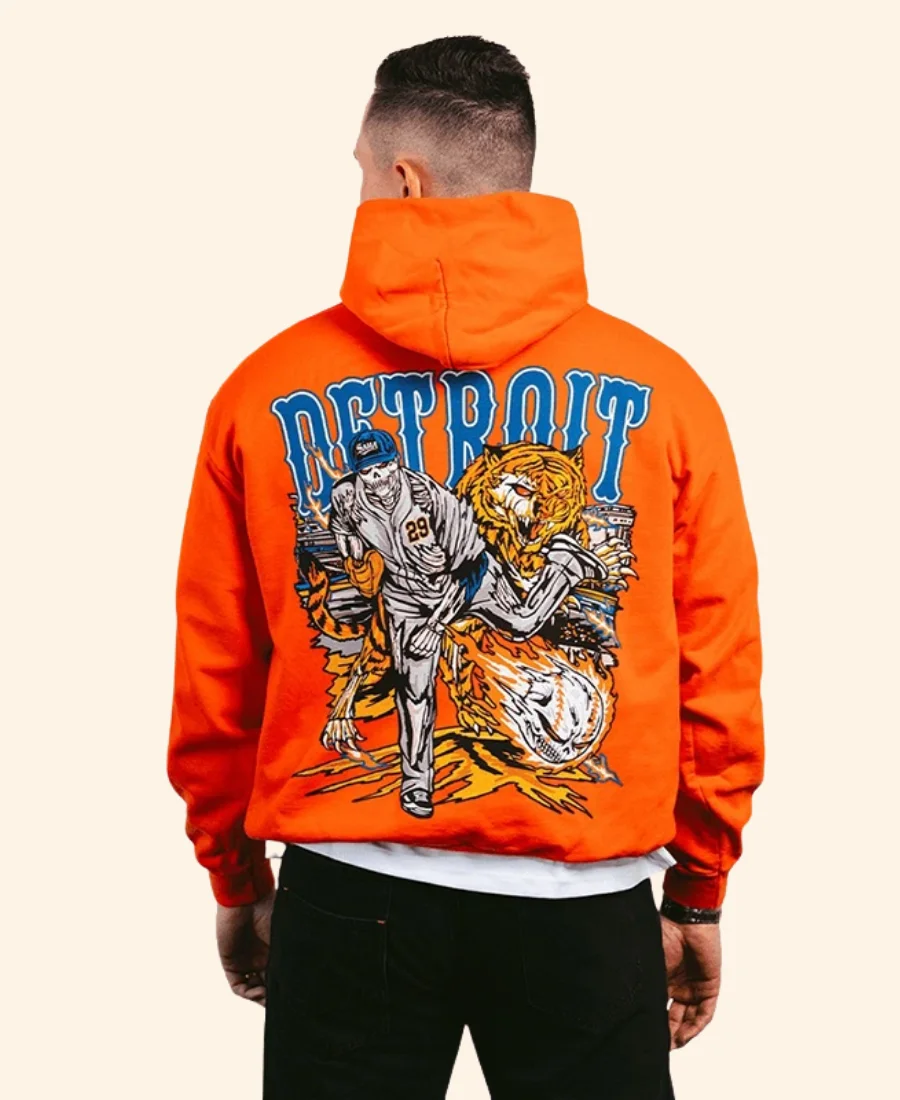 Sana X Detroit Tarik Skubal Hoodie Celebrity Back Image