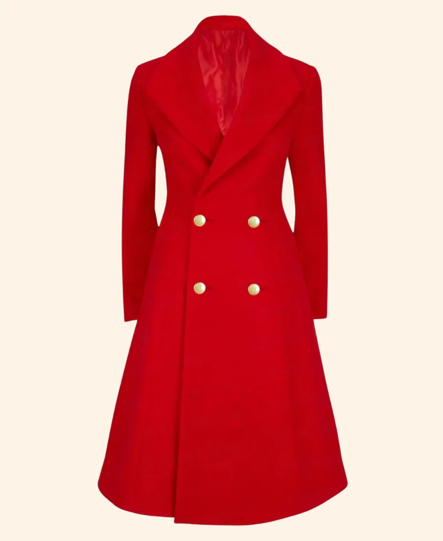 Santa Bootcamp Emily Strauss Trench Coat Front Image
