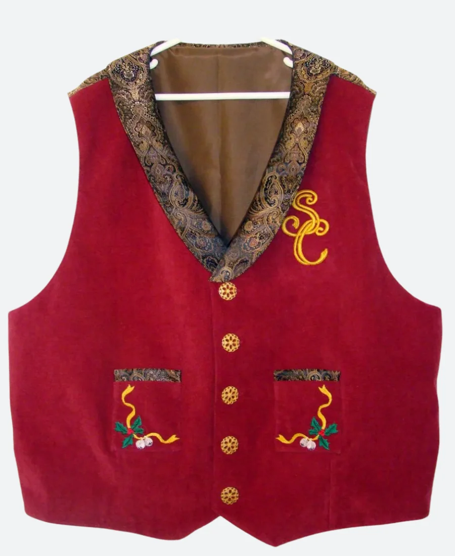 Santa Claus Suede Vest