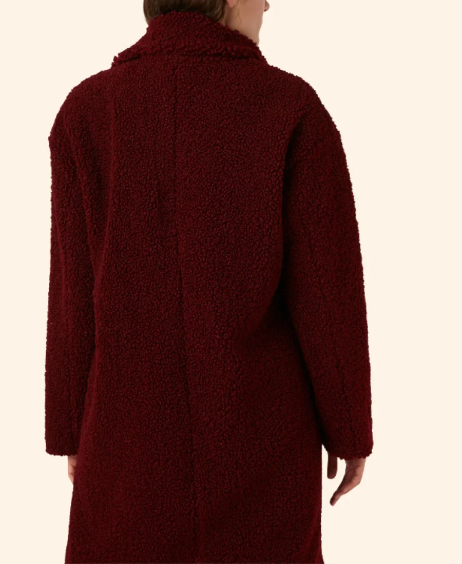 Santa Tell Me Olivia Coat Back Image