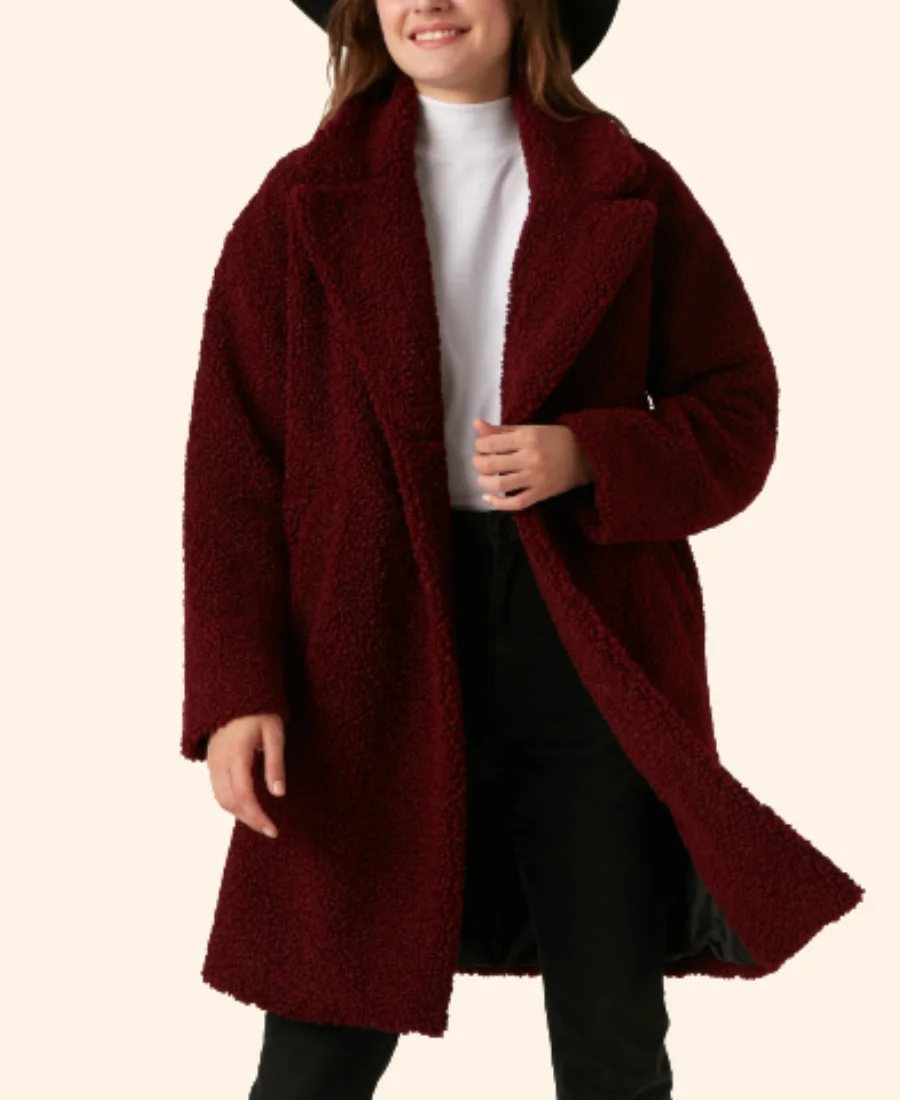 Santa Tell Me Olivia Coat Front Image