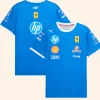 Scuderia Ferrari 2025 F1 Team Special Edition Monza T Shirt Front And Back Image