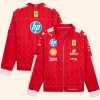 Scuderia Ferrari 2025 Team Special Edition Monza Jacket Front And Back Image