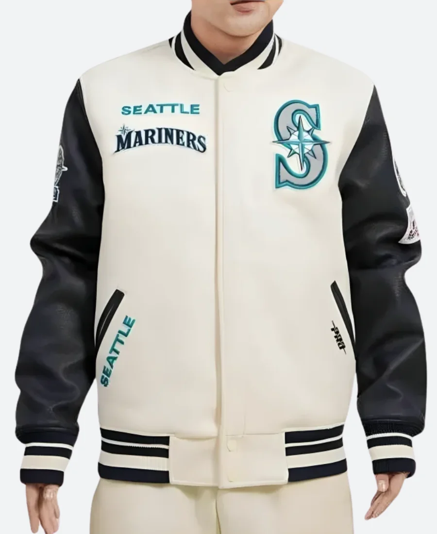 Seattle Mariners Letterman Varsity Jacket