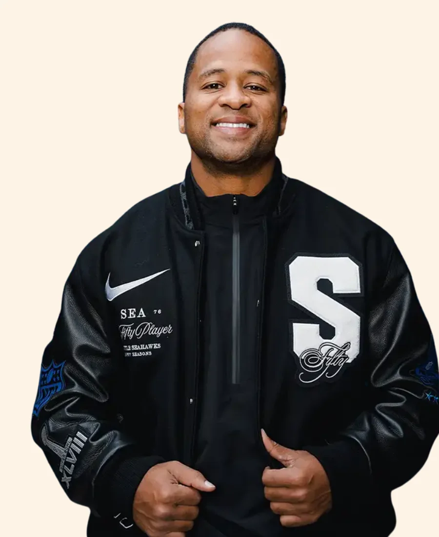 Seattle Seahawks Top 50 Players Varsity Jacket Player Image