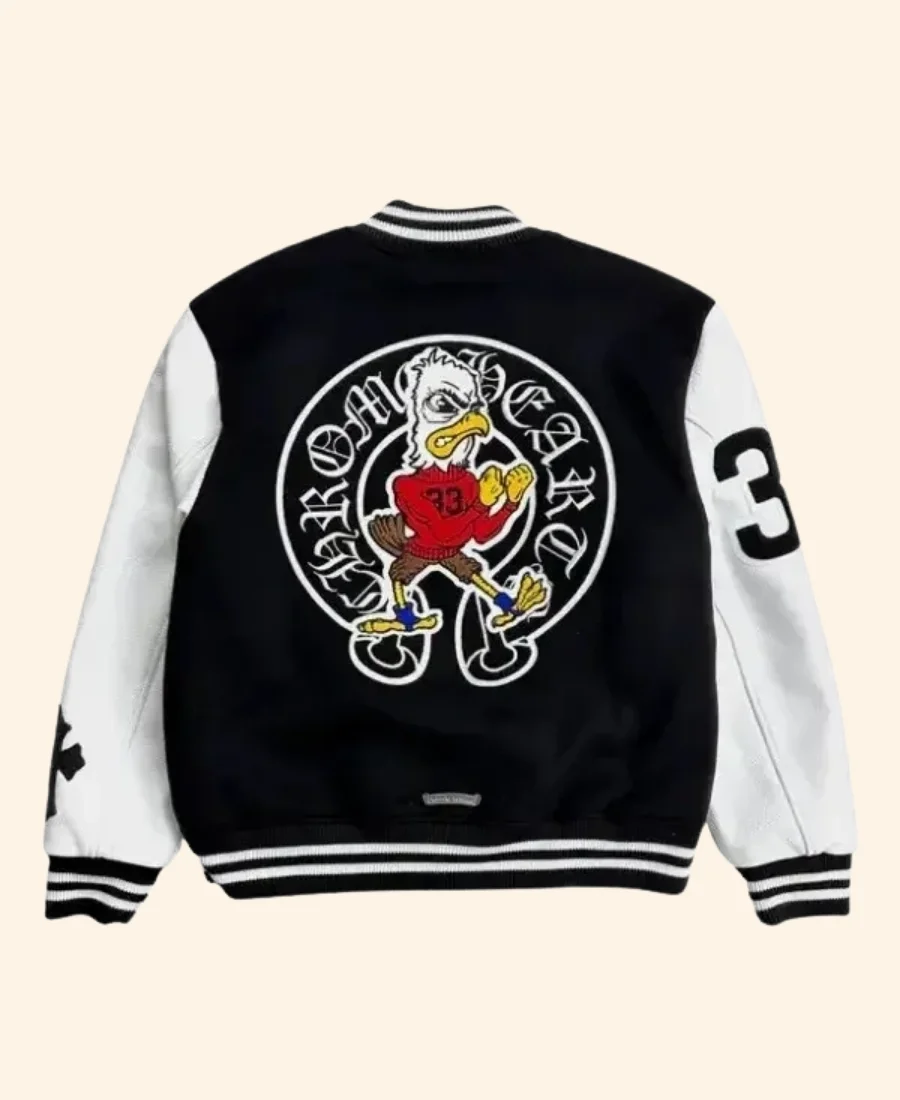 Shai Gilgeous-Alexander Chrome Hearts Varsity Jacket Back Image