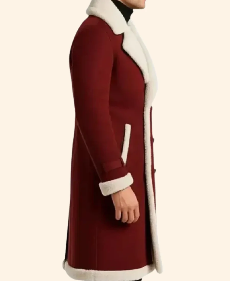 Shearling Long Winter Coat