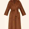 Silent Night Bella Trench Coat Front Image