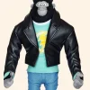 Sing Movie Johnny The Gorilla Leather Jacket Front Image