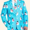 Snowman Christmas Blazer Front Image