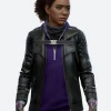 Spider-Man Phin Mason Tinkerer Leather Jacket Front Image