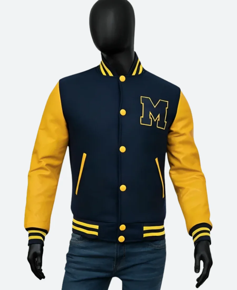 Spiderman No Way Home Ned Leeds Varsity Jacket