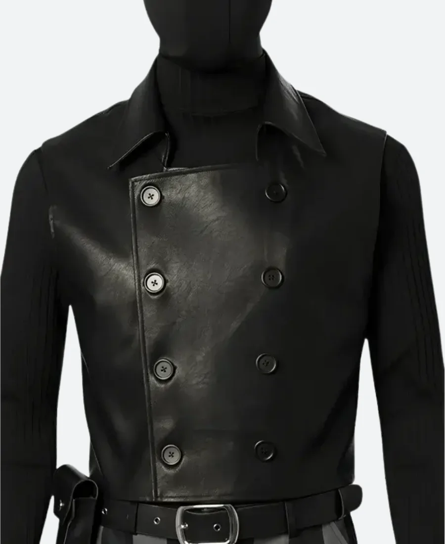 Spiderman Noir Leather Vest