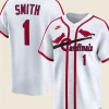 St. Louis Cardinals Ozzie Smith Jersey White Front And Back Image
