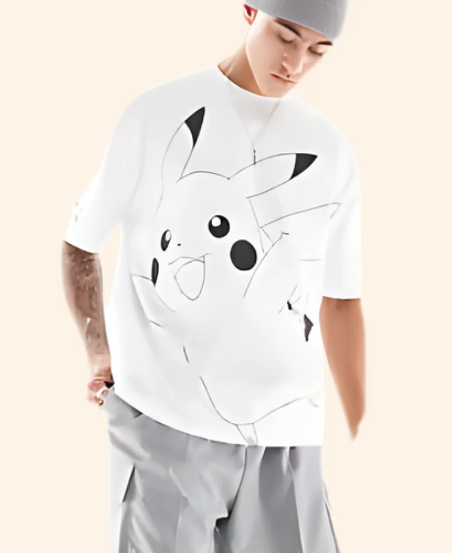 Stacey And Joe S02 Pokemon Pikachu T-Shirt Full Image