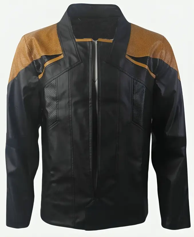 Star Trek Picard Season 3 Leather Jacket Style 02 Front Image