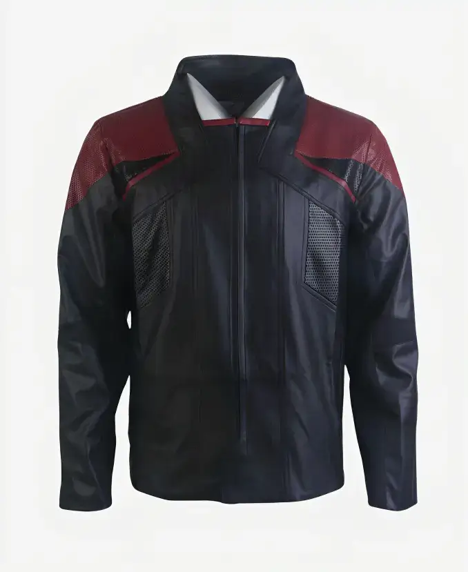 Star Trek Picard Season 3 Leather Jacket Style 01 Front Image