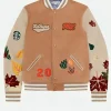 Starbucks Team Psl Varsity Jacket Front Image