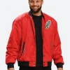 Steph Curry Red Jacket Front Image