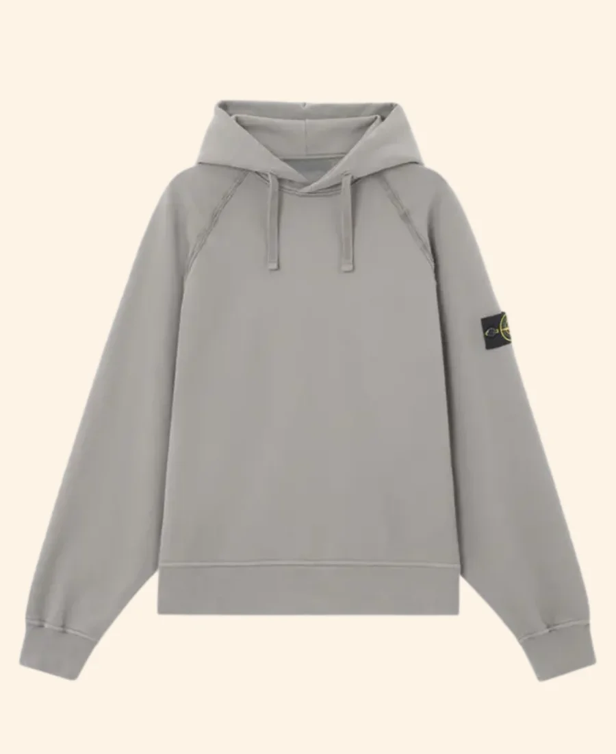 Stone Island Hoodie Grey Front Image
