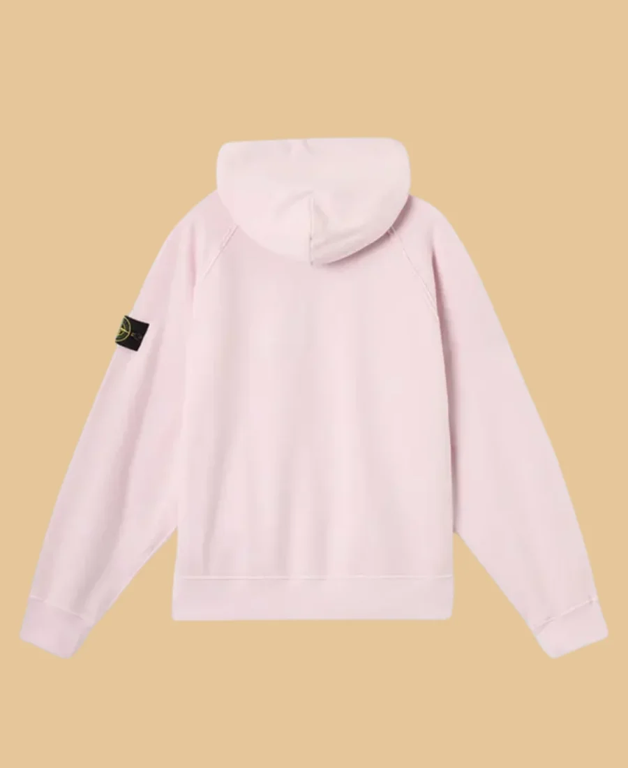 Stone Island Hoodie Pink Back Image