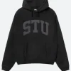 Stussy Stu Aplique Hoodie Front Image