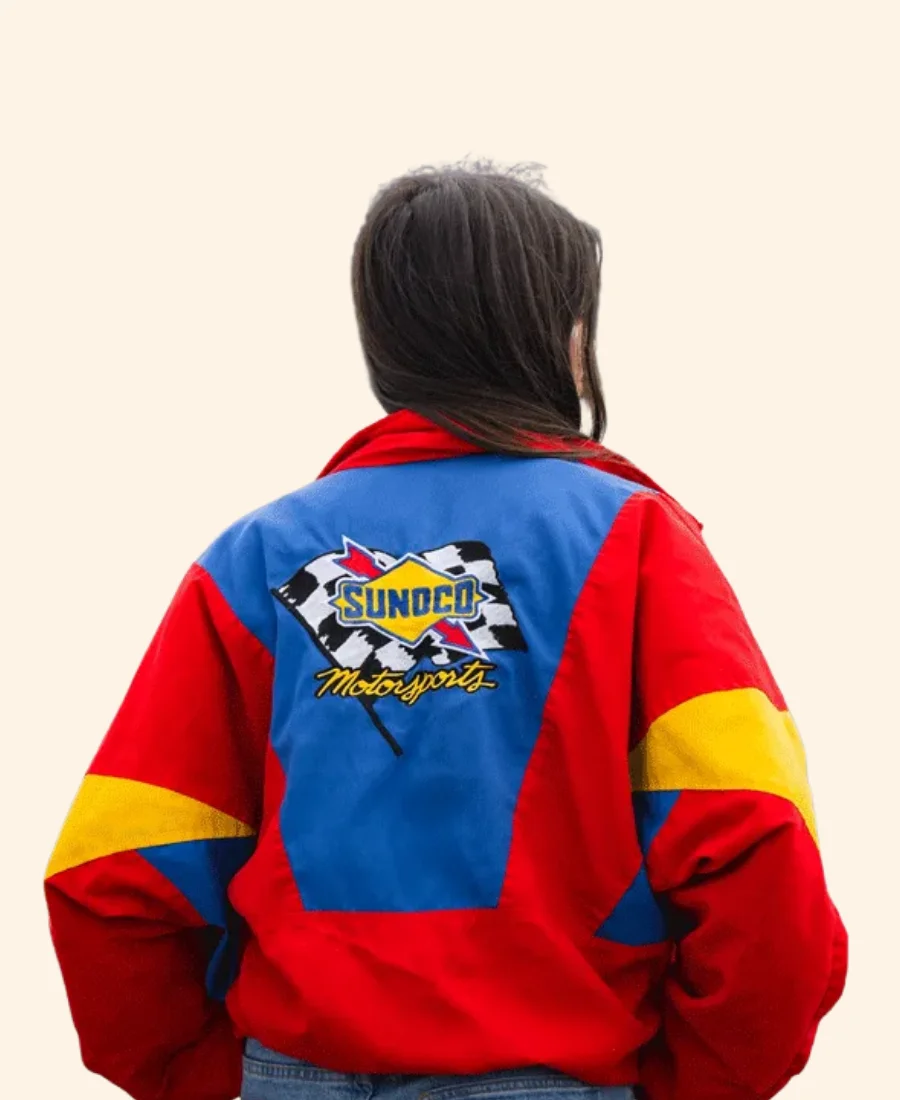 Sunoco Motorsports Toni Breidinger Racing Jacket Close Back Image