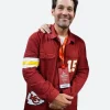 Super Bowl Lix Paul Rudd Red Jacket Front Image