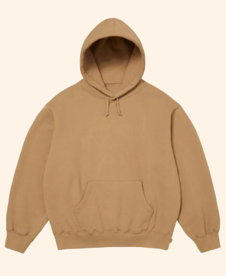 Supreme Applique Hoodie Brown Front Image