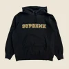 Supreme Jewels Black Hoodie Front Image