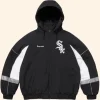 Supreme X Chicago White Sox Hoodie Black Front Image
