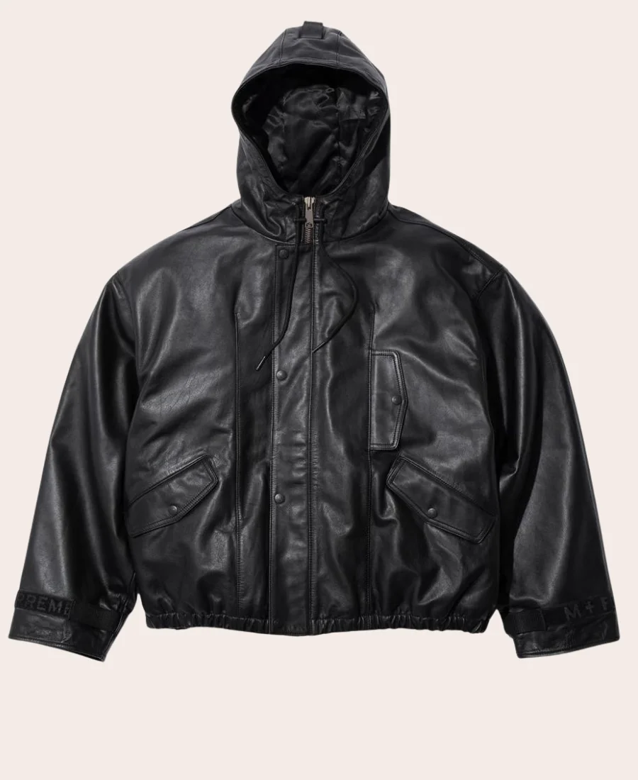 Supreme x Marithé + François Girbaud Leather Jacket Front Image