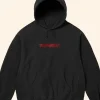 Supreme x Swarovski Motion Logo Hoodie Black Front Image