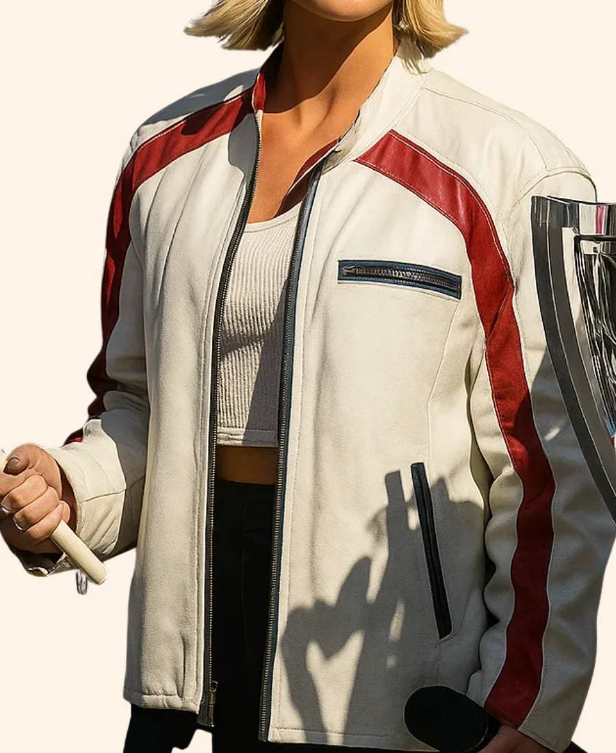 Sydney Sweeney NASCAR Championship Jacket Image