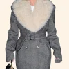Sydney Sweeney NYC 2025 Coat Front Image