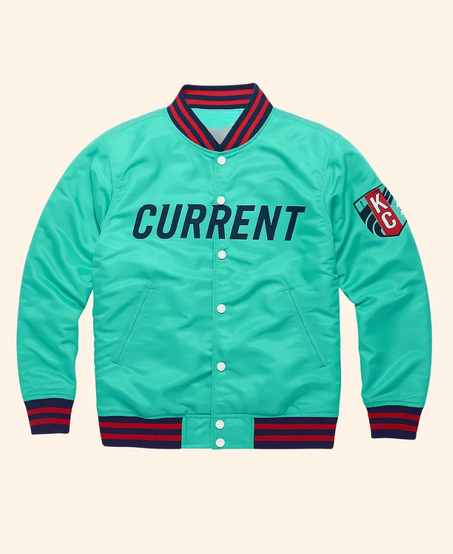 Ted Lasso KC Current Varsity Jacket Front Image