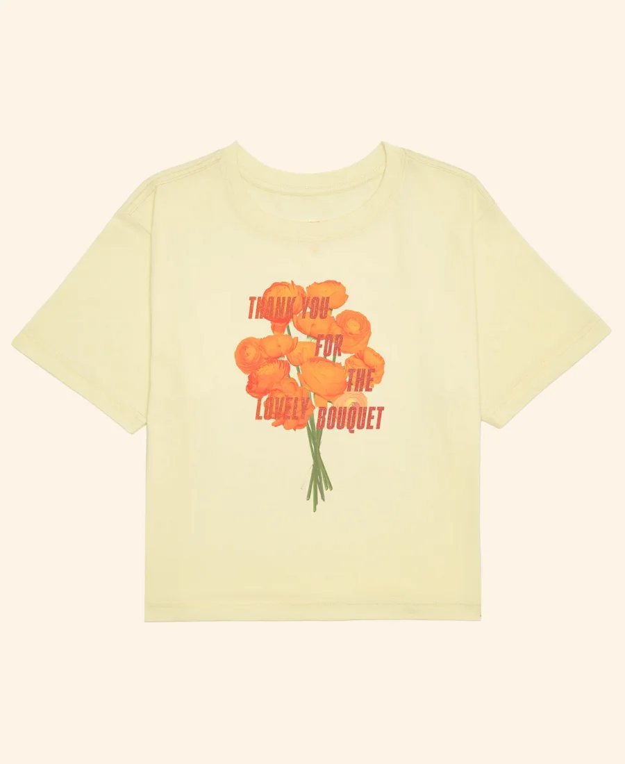 Thank You For The Lovely Bouquet T-Shirt Front Image