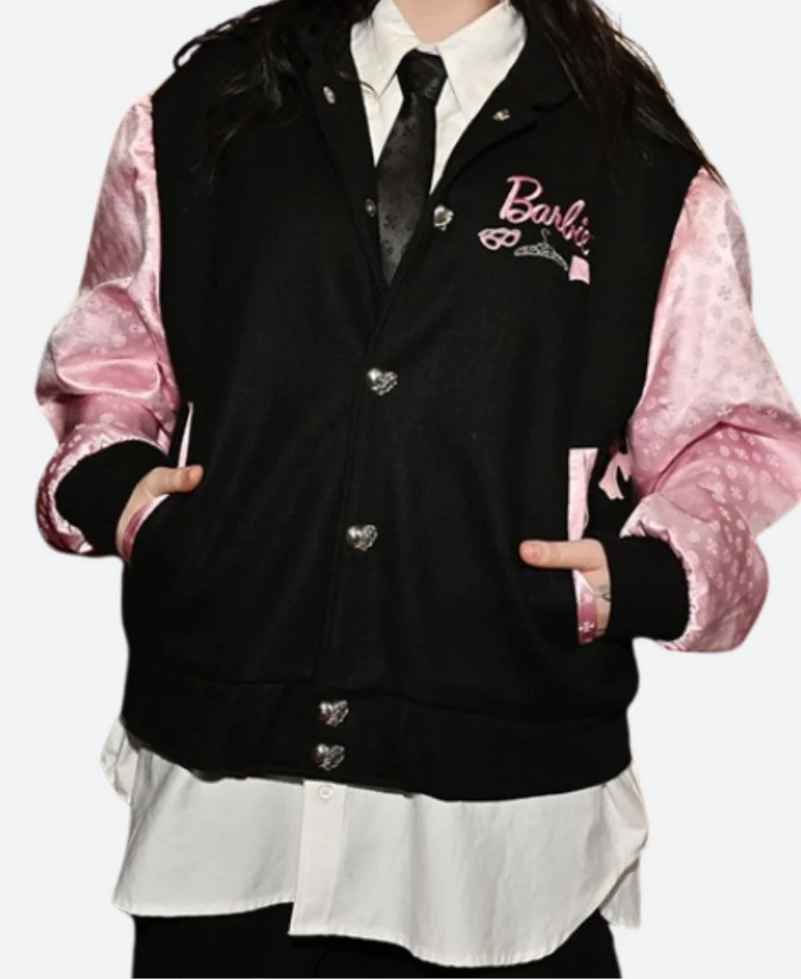 The 2024 Grammy Awards Barbie Billie Eilish Varsity Jacket