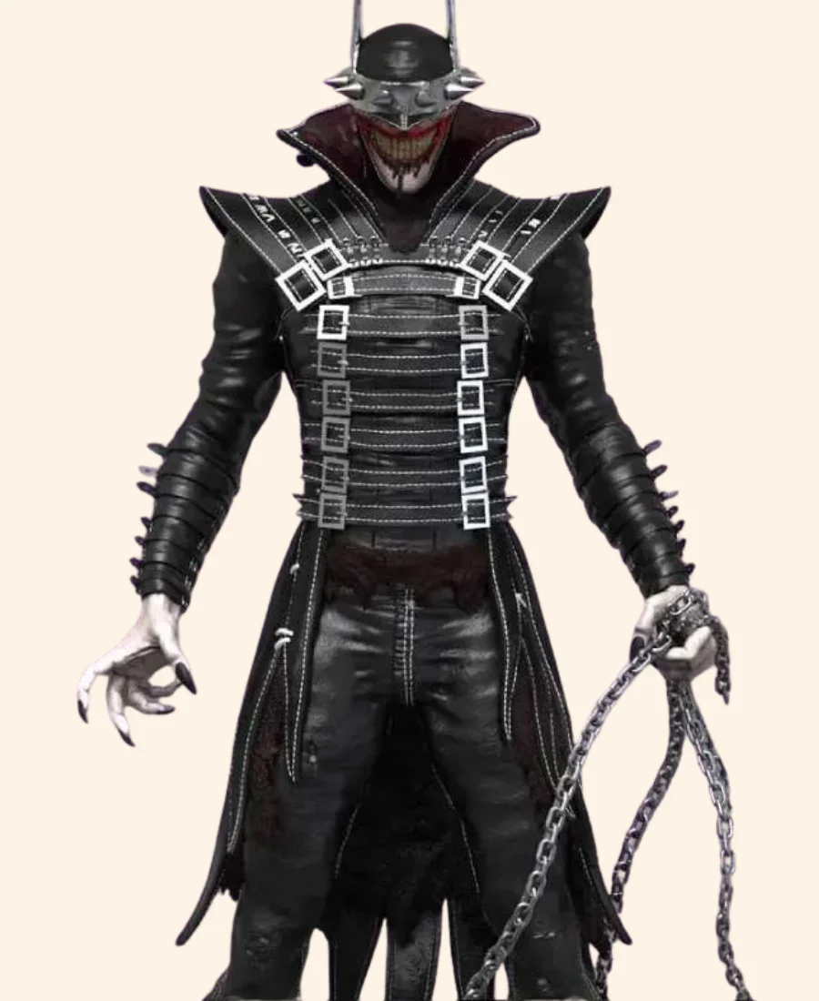 The Batman Who Laughs Leather Coat Full Image