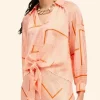 The Bold And The Beautiful Brooke Logan Geometric Print Shirt Front Image