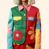 The Brady Bunch S05 Marcia Brady Colorblock Floral Jacket