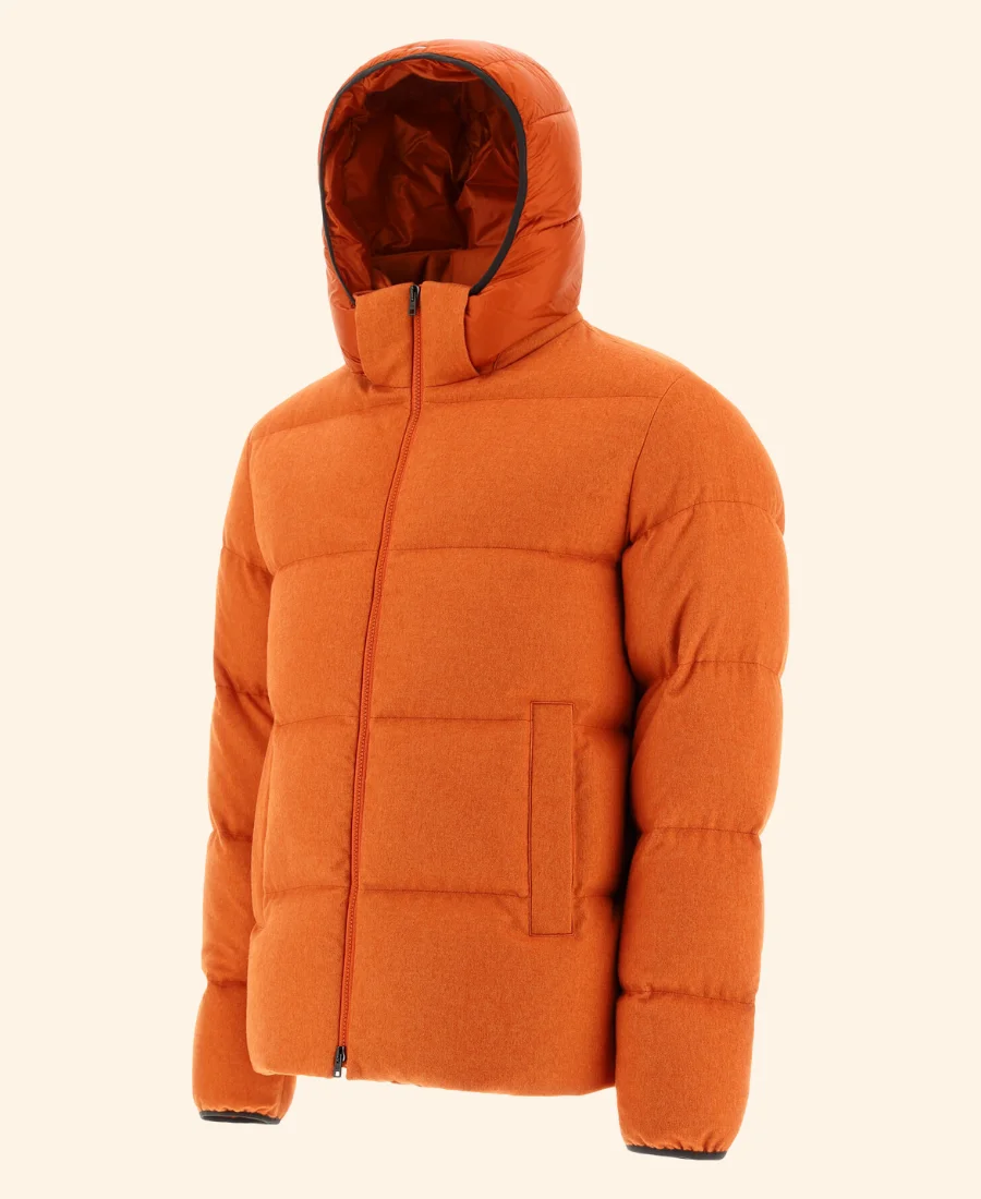 The Christmas Classic Elizabeth Bird Puffer Jacket Front Image