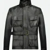 The Dark Knight Rises Bane Leather Jacket Front Image