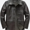 The Dig Stuart Piggott Leather Jacket Front Image