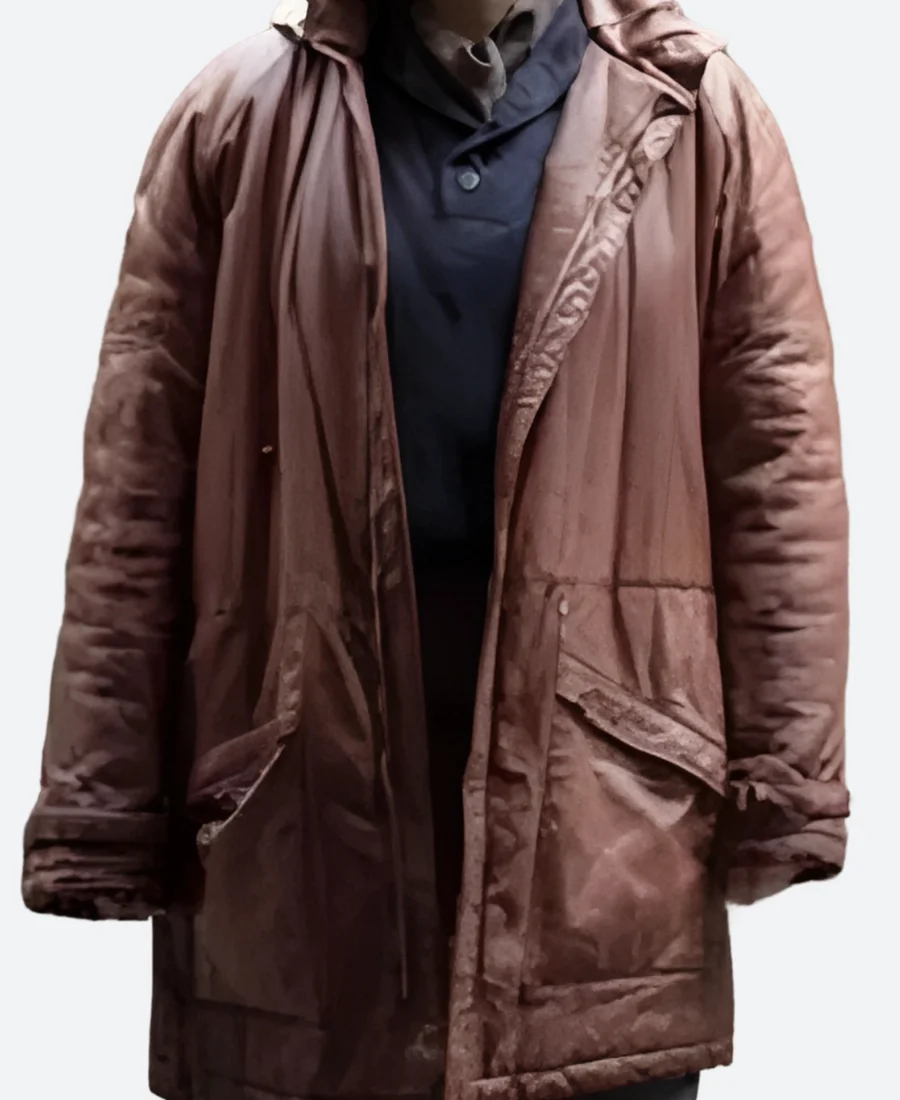 The Gold Nicki Jennings Leather Trench Coat