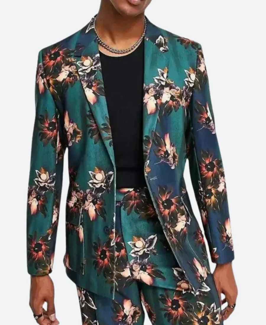 The Kelly Clarkson Show Kal Penn Floral Blazer