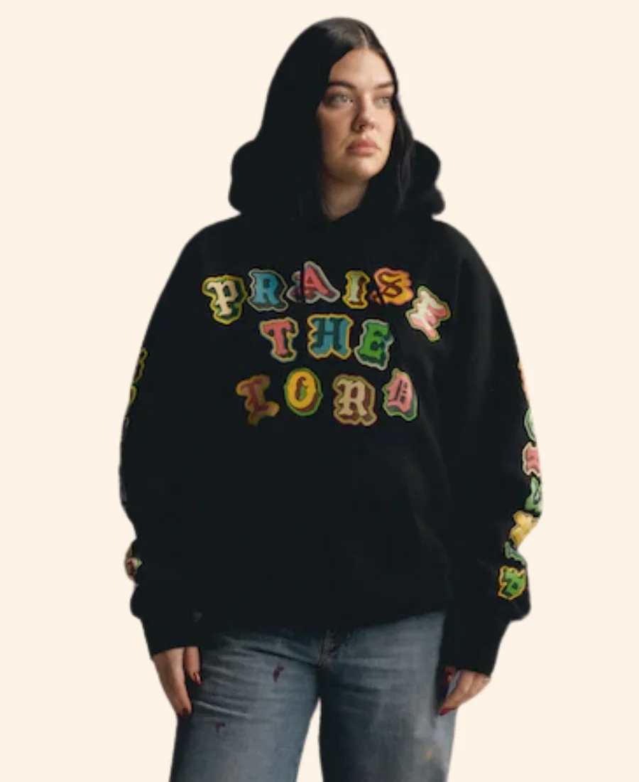 The Lord Praise Hoodie Closure Image
